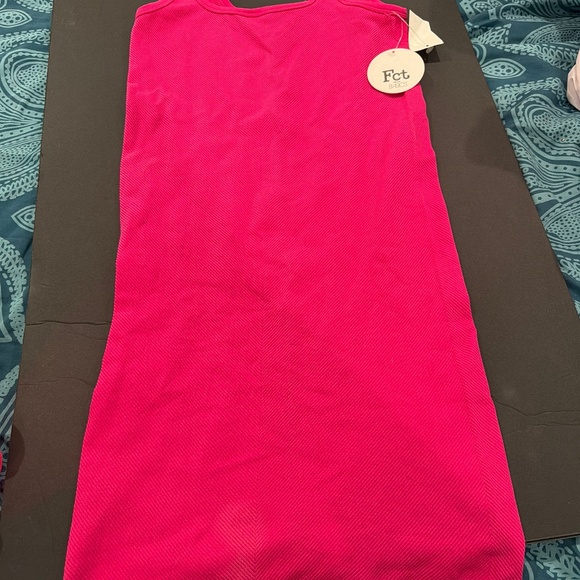 Pink basic stretch dress - Picture 2 of 2